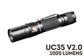 Fenix Torcia UC35 V2.0 LED Ricaricabile - 1000 Lumens